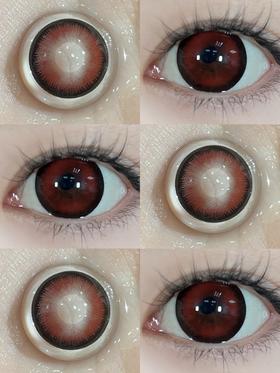 pfgirlcon半年抛美瞳 绯红女巫 14.5mm