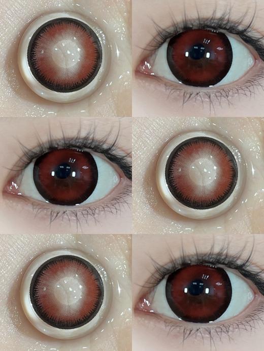 pfgirlcon半年抛美瞳 绯红女巫 14.5mm 商品图0