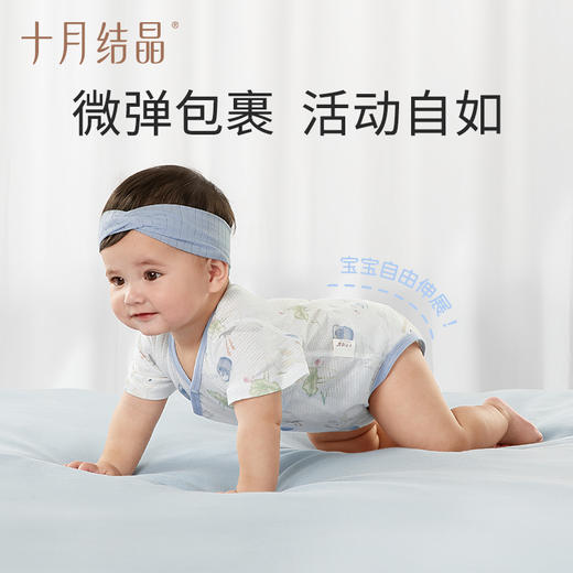 婴儿包屁衣夏季宝宝连体衣服春夏新生儿短袖纯棉a类哈衣 商品图3