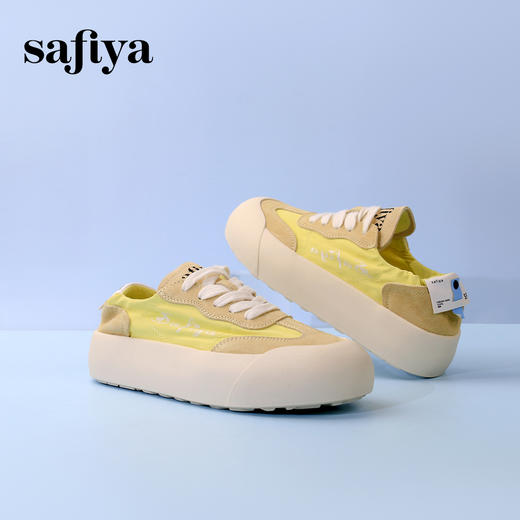 超值精选 | Safiya/索菲娅2024春夏时尚百搭厚底低帮休闲板鞋 SF33912295 商品图4