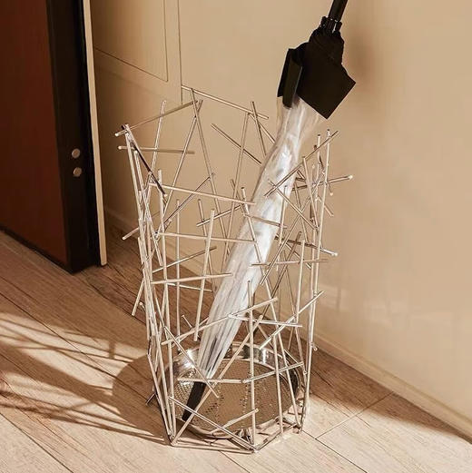 Alessi Blow up雨伞架不锈钢落地式收纳架玄关线条 商品图0