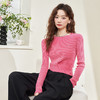 美式辣妹交叉下摆修身短款针织衫女新款设计感上衣V0540472 商品缩略图2