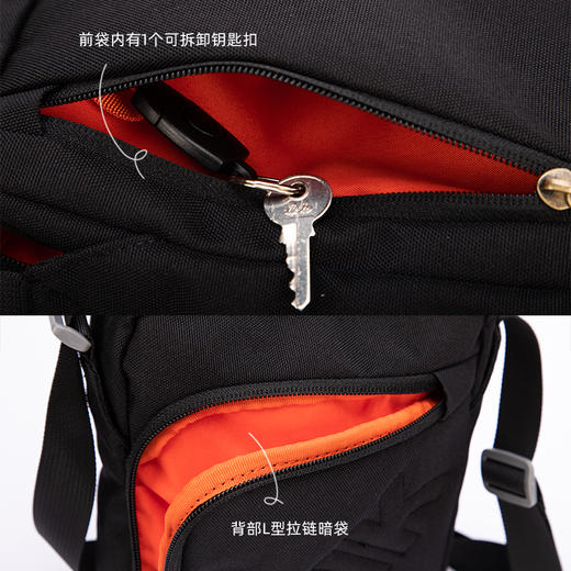 INUK环保斜挎包男女腰包新款潮流休闲女士胸包单肩包手提包包 商品图3