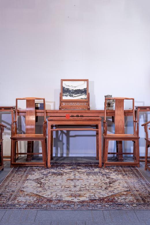 红桥红  家具严选  缅甸花梨（大果紫檀）【中堂组合 十三件套】 商品图2