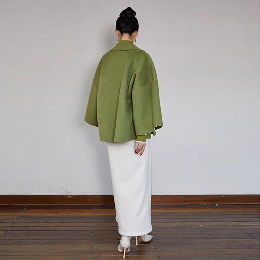 裁缝学苑AQ244春秋新款国风下裙汉服日常改良立领对襟短衫外套女 商品图4