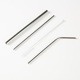 不锈钢吸管3支装（附刷子）