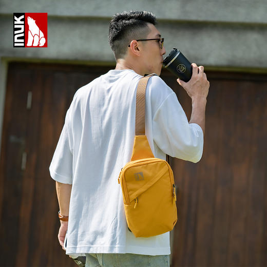 INUK斜挎胸包设计感小众潮牌休闲时尚户外旅行通勤单肩包新 商品图1