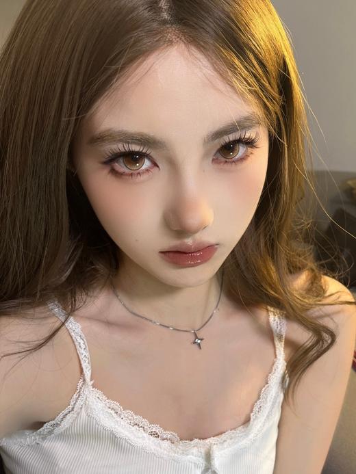 pfgirlcon半年抛美瞳 梵月冰棕 14.5mm 商品图2