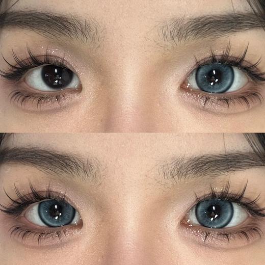 pfgirlcon半年抛美瞳 蓝莓气泡 14.5mm 商品图0