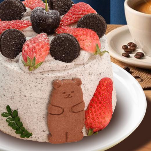 【4英寸】海盐奶盖奥利奥（2-3人份）装饰饼干随机搭配小动物 商品图2