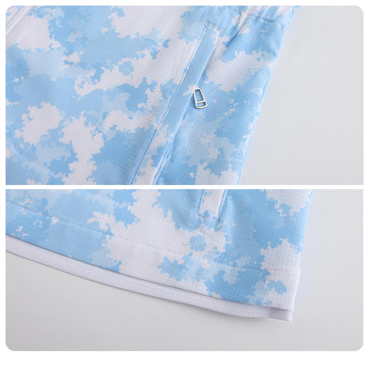 BNS-311A 【透气】PROSIMON高尔夫女款春夏轻薄运动休闲印花款开衫外套 商品图3