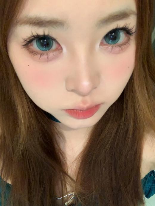 pfgirlcon半年抛美瞳 梵月冰蓝 14.5mm 商品图1