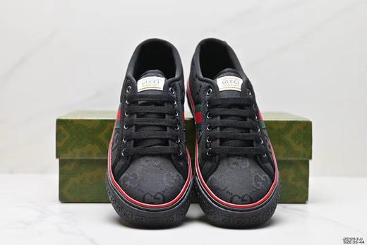 春季新色，经典高奢品牌GU家1977 Print Sneaker帆布印花复古休闲运动板鞋 商品图4