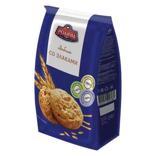 俄罗斯罗迪纳谷物片饼干317g 商品图0