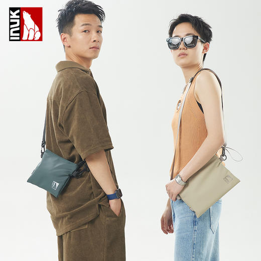 INUK单肩包男女户外多功能快捷袋环保时尚新款手拿/拎包 商品图2