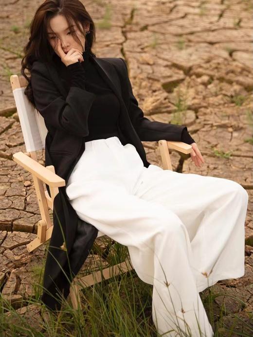 520感恩价-洛系列-（NO退换）8186 西服轻奢简约长款西服外套-喜出 商品图1