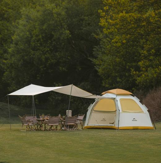 挪客ango ES60速开帐篷天幕帐篷二合一免搭建便携收纳三人公园帐 商品图0