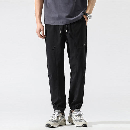 【夏季薄款】【新款DQ】大依优型大码男装束脚工装休闲裤加肥加大号肥佬宽松大号休闲长裤潮款 商品图2