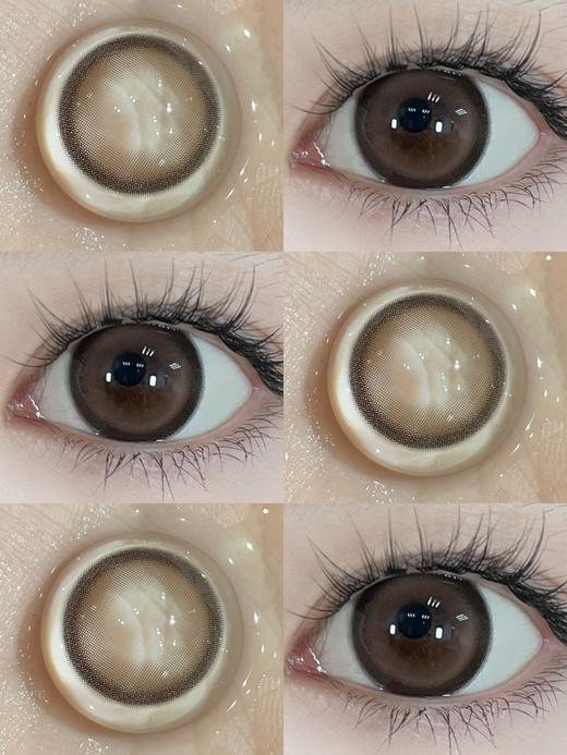 pfgirlcon半年抛美瞳 焦糖布丁 14.5mm 商品图0
