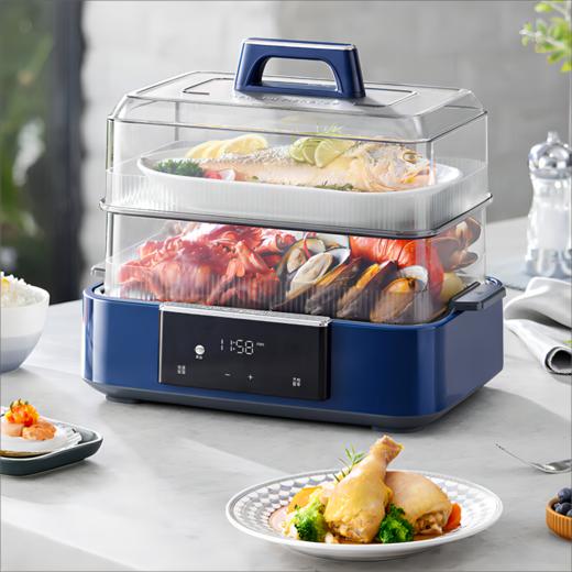 【摩飞极速蒸锅MR1158】猛火聚热，快速锁鲜 商品图0