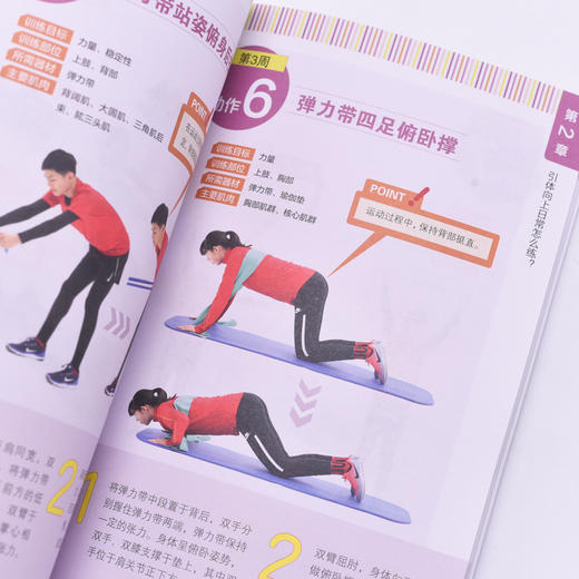 引体向上学练测一本通 商品图4