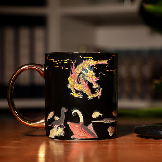 【景德镇御器研究院】海错龙杯 感温变色杯 商品图5