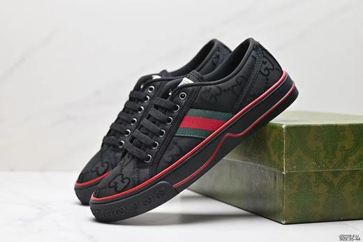 春季新色，经典高奢品牌GU家1977 Print Sneaker帆布印花复古休闲运动板鞋 商品图1