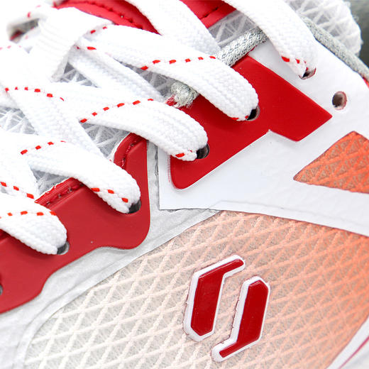 Stiga斯帝卡乒乓球鞋 CS-15A41 专业乒乓运动鞋男鞋女鞋透气超轻防滑耐磨专业训练鞋乒乓鞋 白红色 商品图2