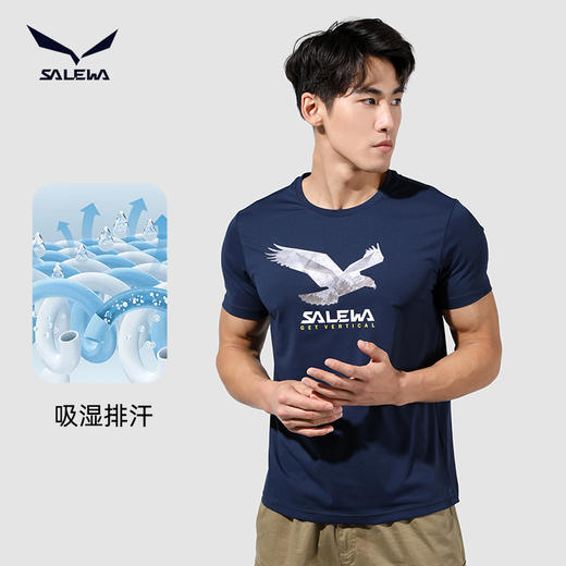SALEWA沙乐华/男式速干T恤 SWAJH81019 商品图2