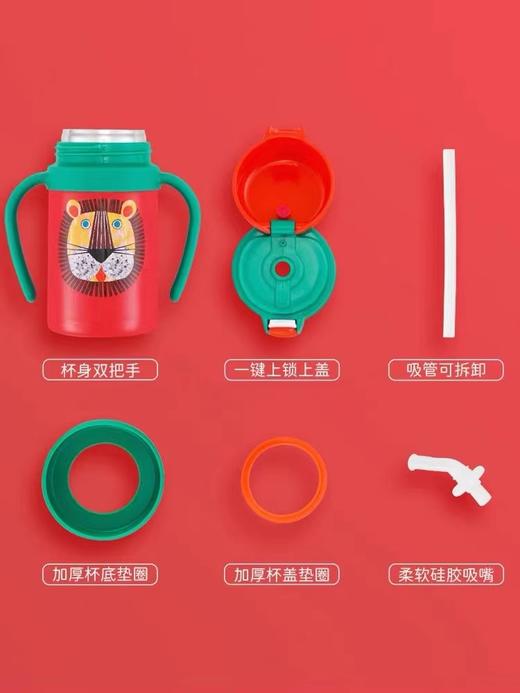 tiger虎牌幼儿童MCK-A28C吸管真空保冷水杯280ML小学生可爱便携 商品图2