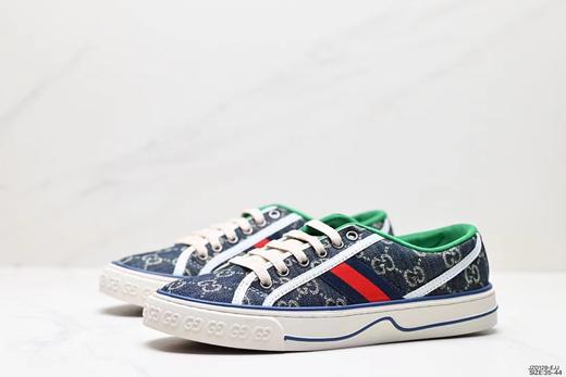 春季新色，经典高奢品牌GU家1977 Print Sneaker帆布印花复古休闲运动板鞋 商品图8