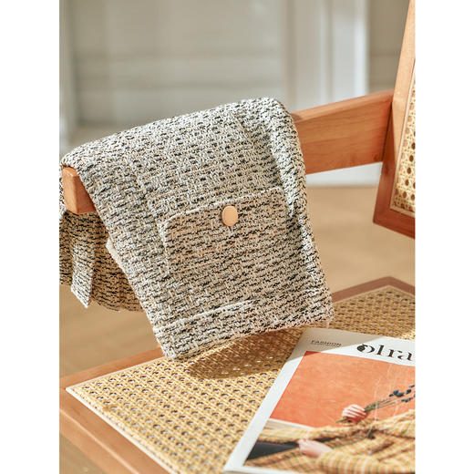 欧芮儿毛呢半身裙女短裙女新款收腰ol风格纹荷叶边百褶 商品图1