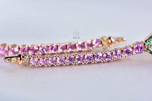 【灵佑】粉蓝宝灵蛇耳坠-G2403013 商品图3