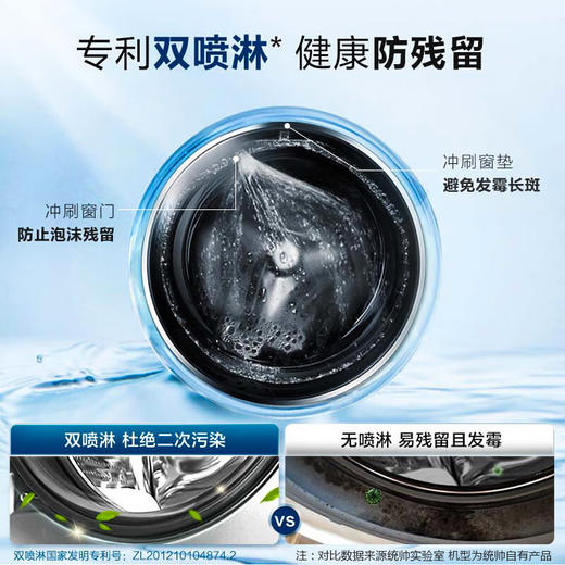 Leader统帅 海尔出品洗烘套装 10Kg洗衣机全自动+10Kg热泵烘干机家用 商品图6