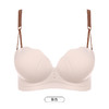 都市丽人舒适打底内衣女泳布文胸B杯适穿1/2杯加厚无痕内衣树脂胶圈三排扣LB41A6 商品缩略图8