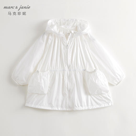 [超轻透气]马克珍妮女童抽绳连帽防晒衣儿童防晒服夏装新款240828 商品图1