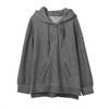famecoco范可儿连帽落肩休闲卫衣女士前短后长上衣FAC1BL001 商品缩略图5