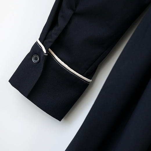 VIVIAN LIU薇薇安刘TR2424110春女装新款贴兜腰部腰带衬衫连衣裙 商品图3