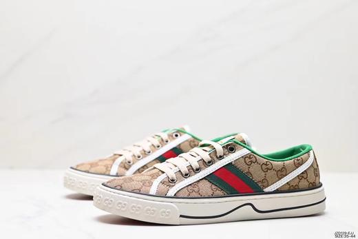 春季新色，经典高奢品牌GU家1977 Print Sneaker帆布印花复古休闲运动板鞋 商品图6