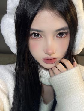 pfgirlcon半年抛美瞳 半熟蜜桃 14.5mm