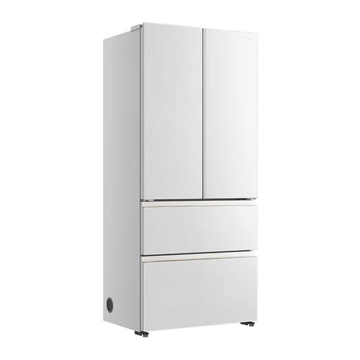 TCL470升法式四开门多门58cm超薄零嵌入式白色玻璃面板风冷家用电冰箱杀菌除味一级能效 R470P12-DQ 商品图3