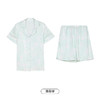 都市丽人生活家居春夏睡衣女哑光弹力色丁家居服薄款短袖短裤女士丝质套装LH41B7 商品缩略图9