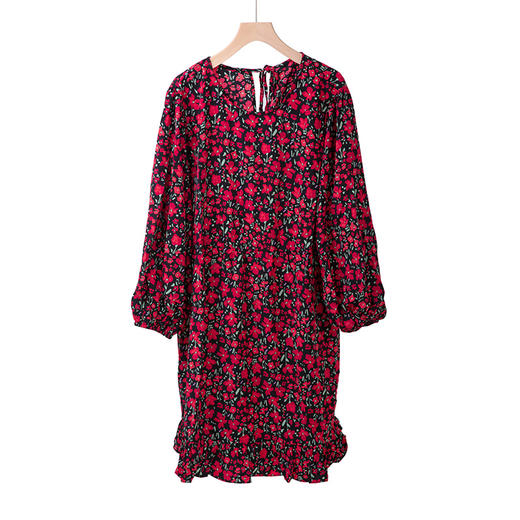 法式碎花连衣裙 商品图0