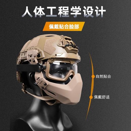 cosplay川微宝FAST战术头盔海豹战神头盔暗区突围半脸面具 商品图2