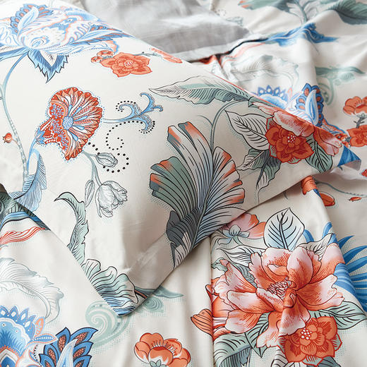 富安娜纯棉四件套-春涧鹊语 商品图3