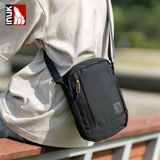 INUK环保斜挎包男女腰包新款潮流休闲女士胸包单肩包手提包包 商品图2