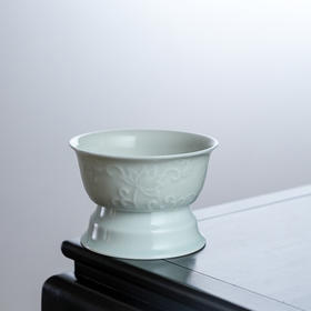 【特价】影青莲花滤网组茶漏茶滤网纱茶隔漏斗功夫茶陶瓷泡茶滤茶器细网茶具配件滤网