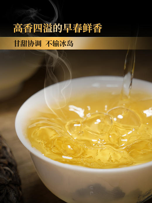 已售罄2024年春茶预售【小户赛】临沧勐库小户赛 “最贴近茶祖的地方” 高香四溢的早春鲜香普洱茶生茶 357克/饼 拍5发6拍20发25 商品图4