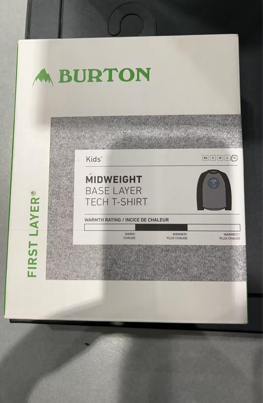 BURTON/KIDS TECH TEE GRYHTR/TRUBLK 商品图1