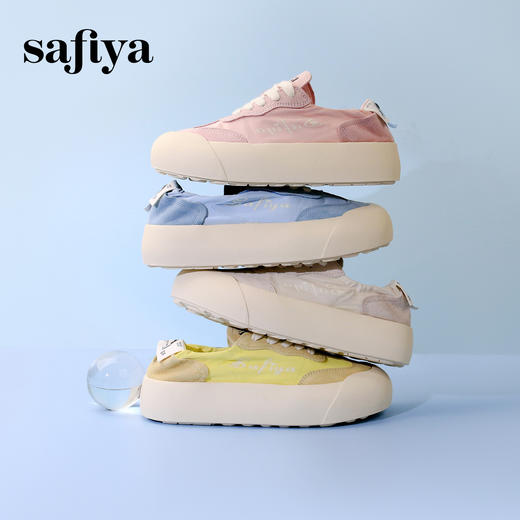 超值精选 | Safiya/索菲娅2024春夏时尚百搭厚底低帮休闲板鞋 SF33912295 商品图1